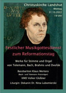 Flyer zum Reformationstag 2022