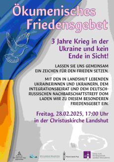 2025-02-28 Ökum. Friedensgebet_3 Jahre Ukraine Krieg
