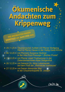 Ökum. Andachten zum Krippenweg