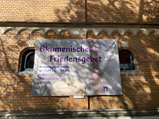 Banner Friedensgebet CK